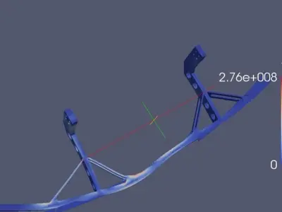 Curved Truck Underrun Free 3D model