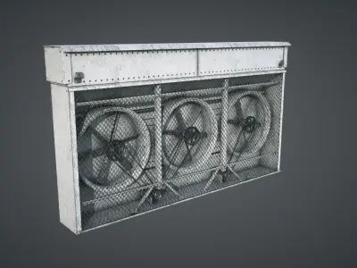 External Vents Pack Low-poly 3D model