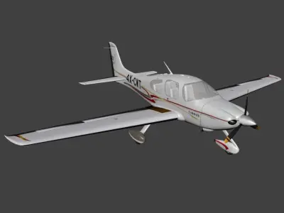 Cirrus SR22 Free low-poly 3D model