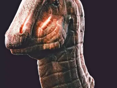 dinosaur parasaurolophus head Free 3D model