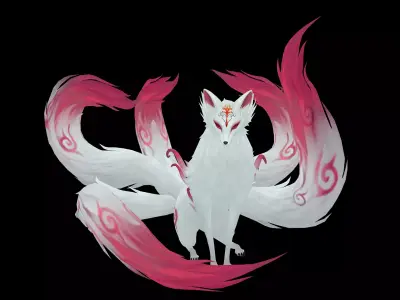 Fox demon 3D model