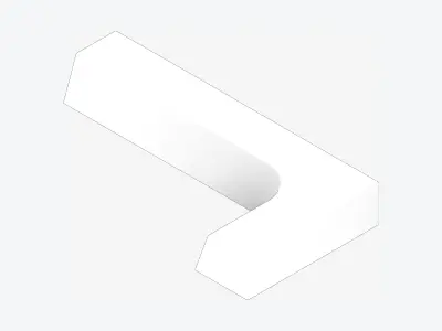 Seating - Contemporary - Three - Corner - Backrest - Right Low-poly 3D model purchase