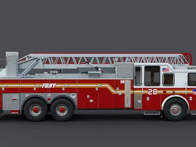  Fire Truck FDNY Ladder 