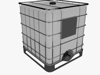 barrel plastic cap 3D model