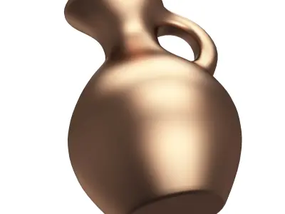 Antique Vase Low-poly 3D model