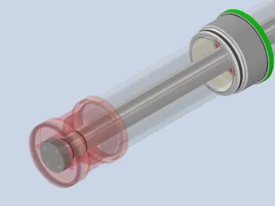Hdyraulic cylindersTele 13380 mm  3D model