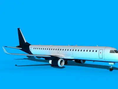 Embraer Emb-190 Corporate 2 3D model