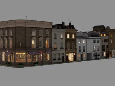 Part of Old Church street  London 3D model