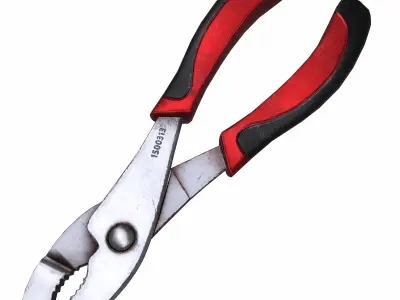 Slip Joint Plier Low Poly Low-poly 3D model