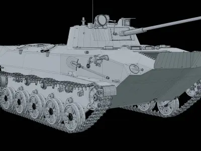 BMD-2 Base Mesh 3D model