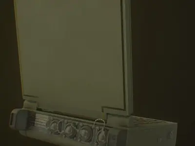 Military Laptop Free 3D model