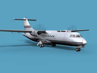ATR  ATR-42-500 Corporate 4 3D model
