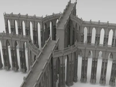 Arch Magician Bridges 2  3D model