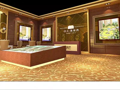 Exhibition - Area -10X9-3DMAX2012-047 3D model