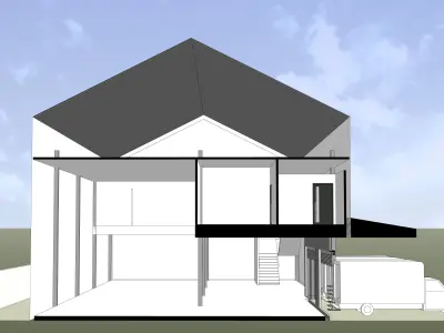 Small warehouse 3D model