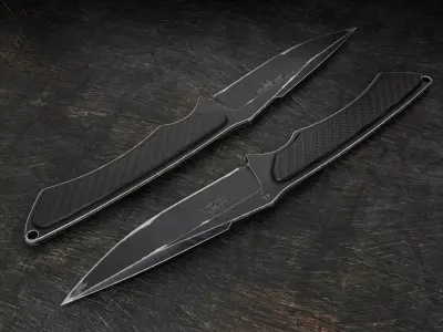 UACK Phrike knife Low-poly 3D model