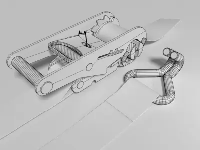 Ratchet Strap 3D model
