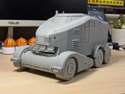 Death Stranding PHI MC20000 semi trailer truck 3D print model