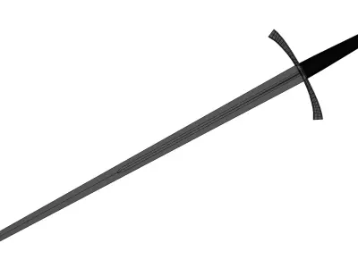 Longsword Low-poly 3D model purchase
