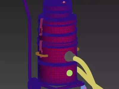 Vacuum cleaner commercial 3D model