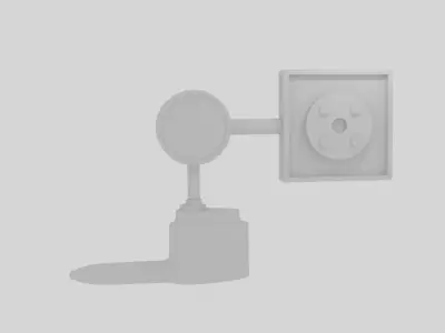  Pitot Tube Simple System Low-poly 3D model