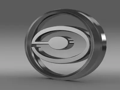 Gonow Logo 3D model