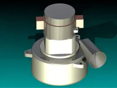 Motor Vacuum 3D model
