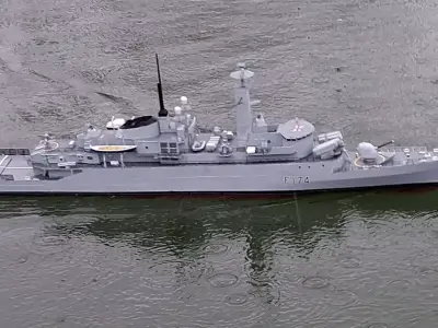HMS Amazon Type 21 Frigate  radio controlled model 3D print model