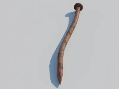 Rusty Nail 3D model