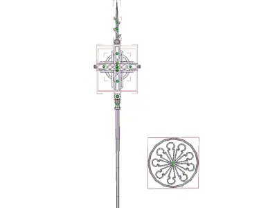 prist relic Low-poly 3D model