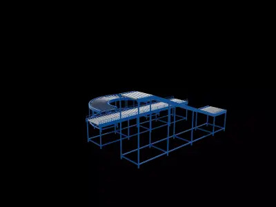 Conveyor belt 02 3D model