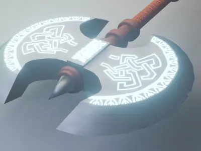 berserker axe 3D model
