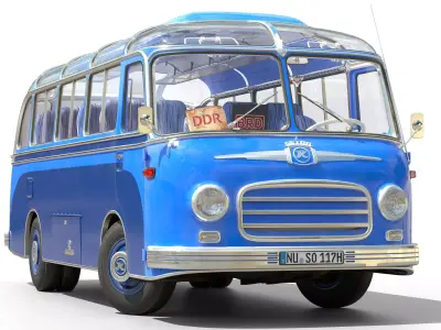 Setra S6 Low-poly 3D model