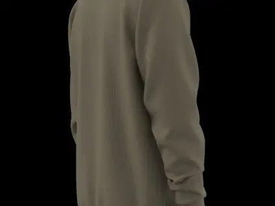 realistic sweat shirt 3d model 3D model