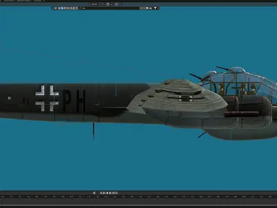 Ju-188 Free 3D model