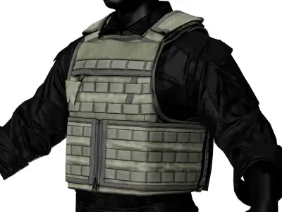 PARACLETE RAV VEST Low-poly 3D model