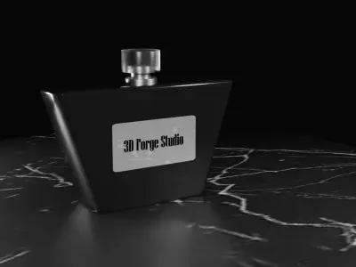 perfume 3d model Low-poly 3D model