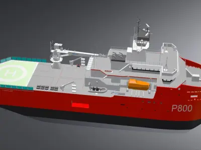 ASTROLABE ship 3D model