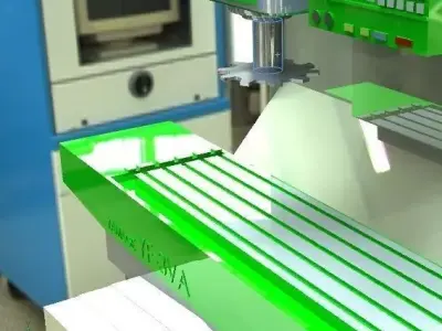 CNC Milling Machine Free 3D model