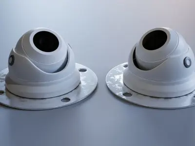 Security Camera Dom Low-poly 3D model