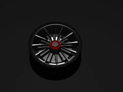 RIMS CAR 3D model by Candyogi77