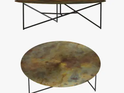 De Castelli Parsec Coffee Table Low-poly 3D model