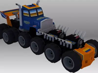 Dragao da Estrela Low-poly 3D model