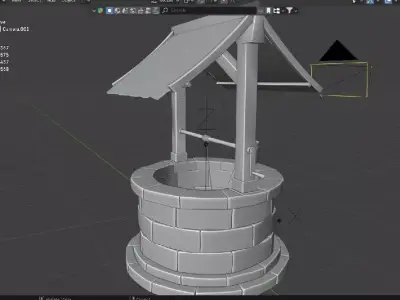 Medieval Well  3D model get