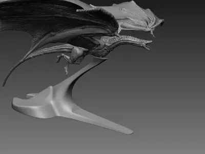 Decimated untested print Dragon 3D model 3D print model