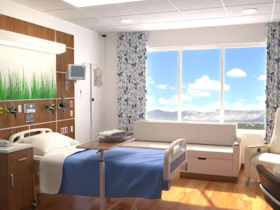 Patient Room 3D model