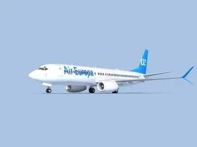 Boeing 737-800 Max Air Europa 3D model