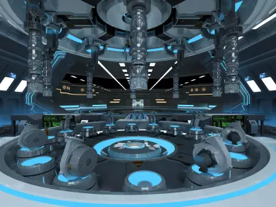 Conveyor belt Low-poly 3D model get
