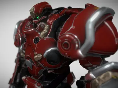 Sci Fi Power Suit - Advanced Pack 3D model