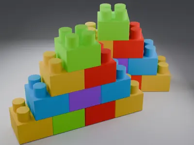 Kids Block 3D model